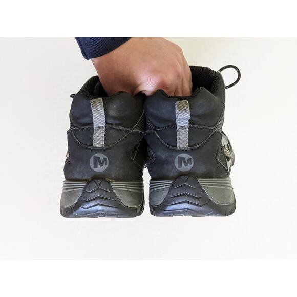 Merrell ML-B Moab FST Mid Waterproof Black Sneakers Boots Size 5.5M MY57967 - Picture 7 of 8